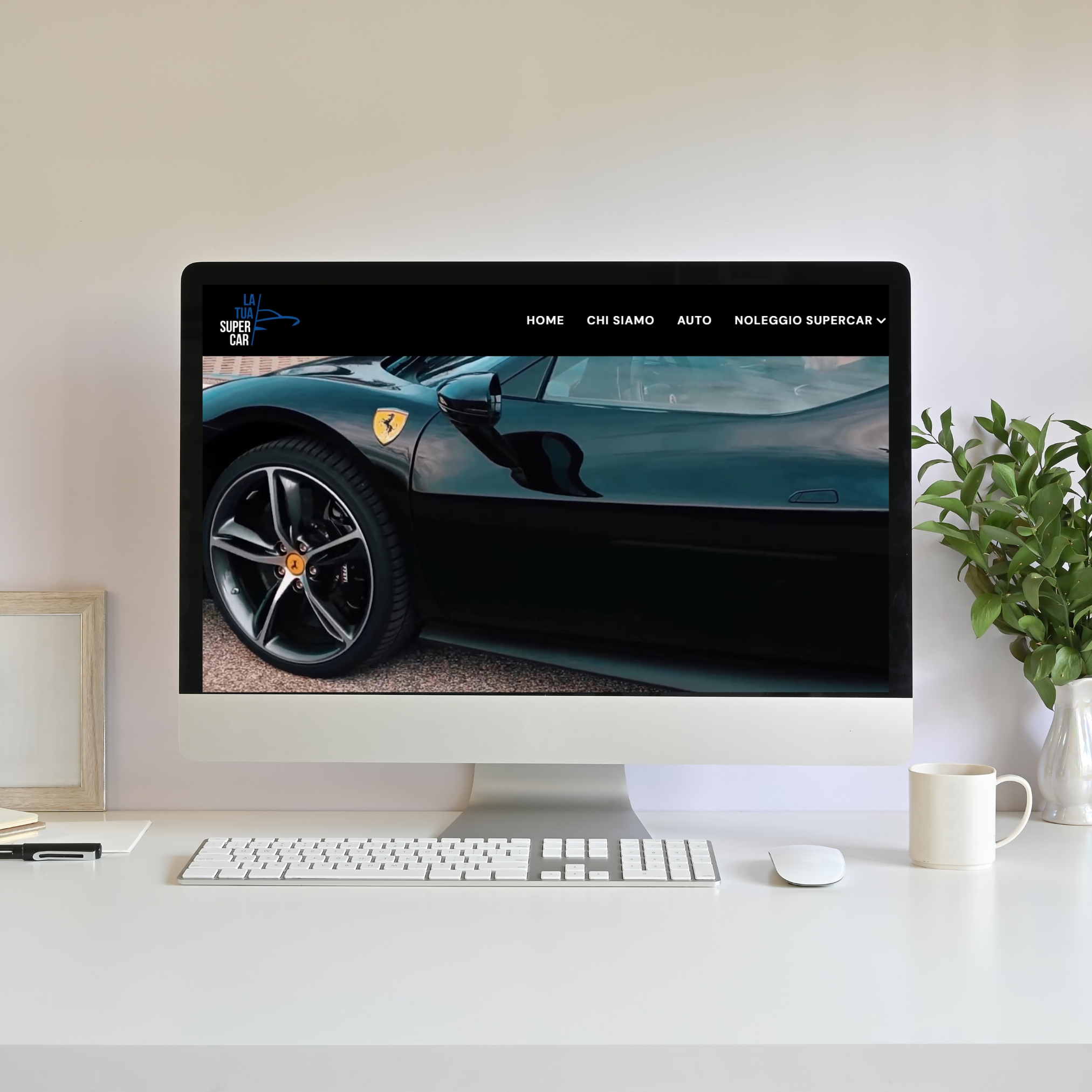Realizzazione siti web Noleggio Supercar